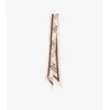 Skinny Check Silk Scarf