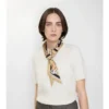 Skinny Check Silk Scarf