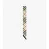 Skinny Check Silk Scarf