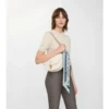 Skinny Check Silk Scarf