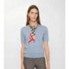 Skinny Check Silk Scarf
