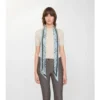 Skinny Check Silk Scarf