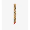 Skinny Check Silk Scarf
