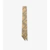 Skinny Watercolour Check Silk Scarf