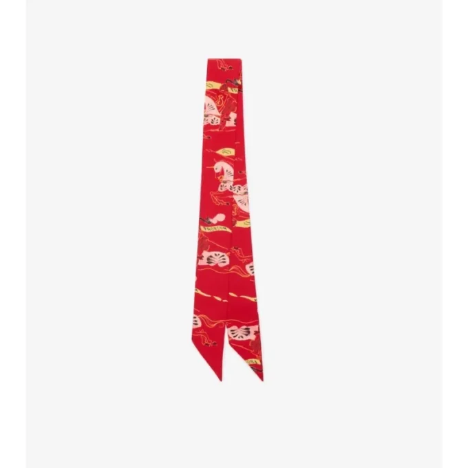 Skinny Watercolour Ekd Silk Scarf