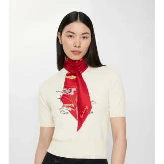 Skinny Watercolour Ekd Silk Scarf