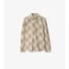 Slim Fit Check Cotton Shirt