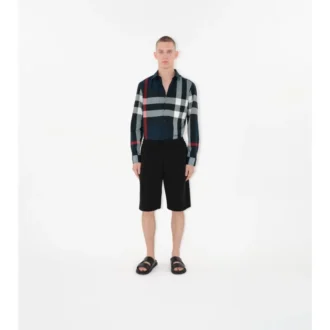 Slim Fit Check Cotton Shirt