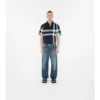 Slim Fit Check Cotton Shirt