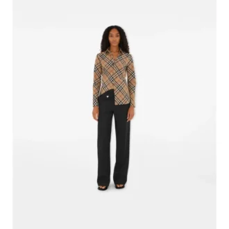 Slim Fit Check Cotton Shirt