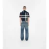 Slim Fit Check Cotton Shirt