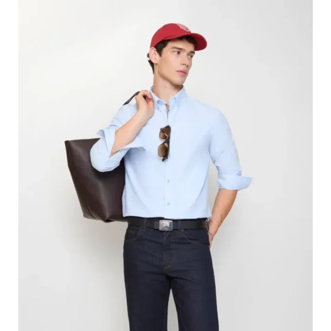 Slim Fit Cotton Oxford Shirt