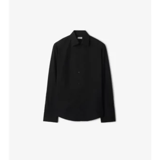 Slim Fit Cotton Silk Tuxedo Shirt