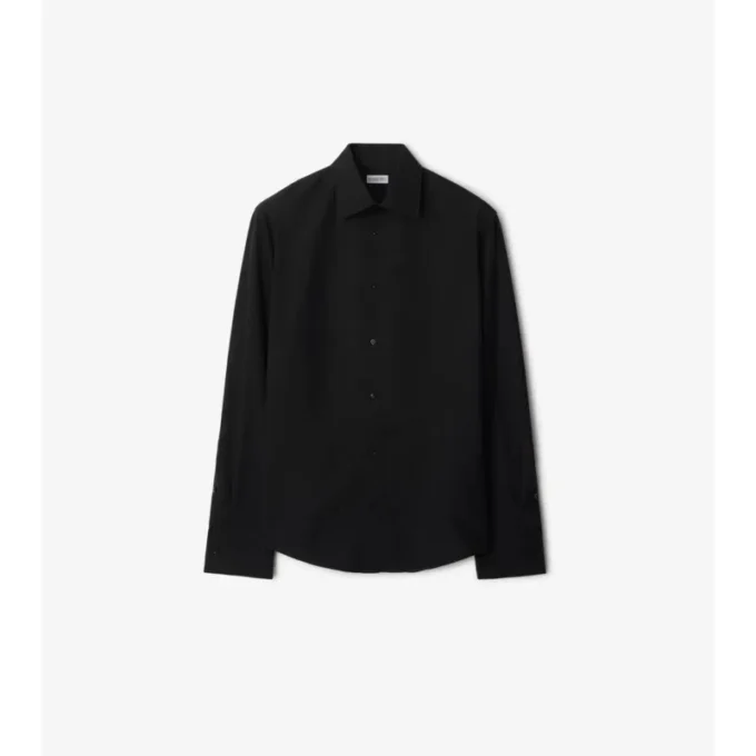 Slim Fit Cotton Silk Tuxedo Shirt