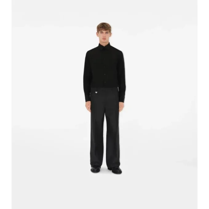 Slim Fit Cotton Silk Tuxedo Shirt
