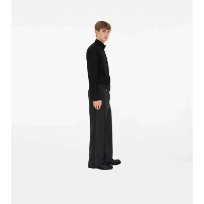 Slim Fit Cotton Silk Tuxedo Shirt
