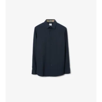 Slim Fit Stretch Cotton Shirt