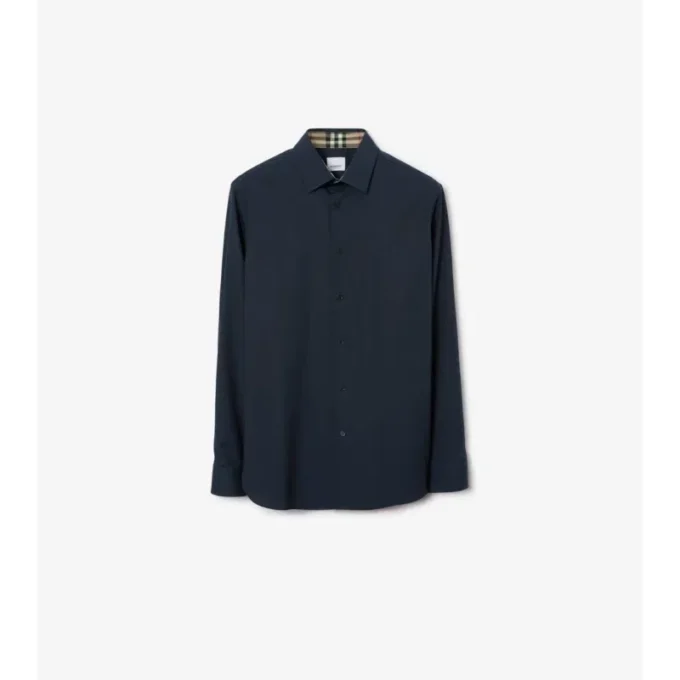 Slim Fit Stretch Cotton Shirt