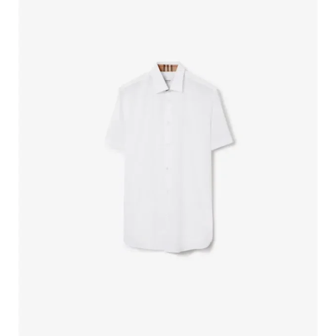 Slim Fit Stretch Cotton Shirt