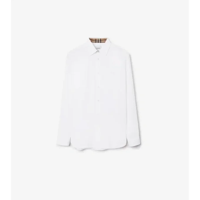 Slim Fit Stretch Cotton Shirt