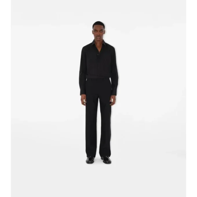 Slim Fit Stretch Cotton Shirt