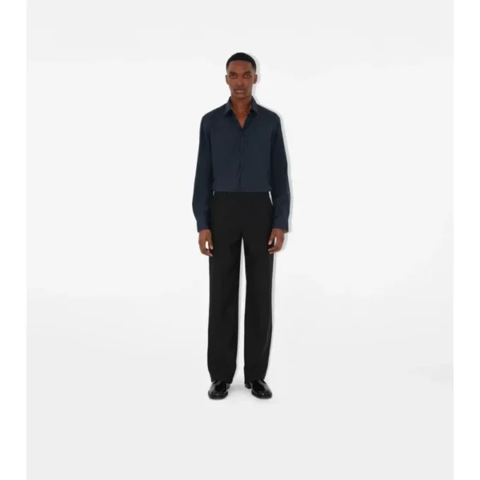 Slim Fit Stretch Cotton Shirt