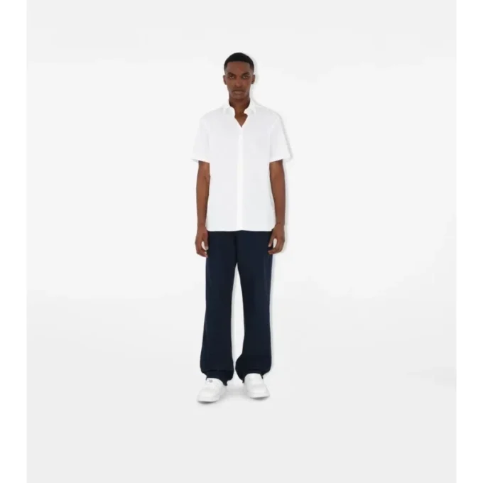 Slim Fit Stretch Cotton Shirt