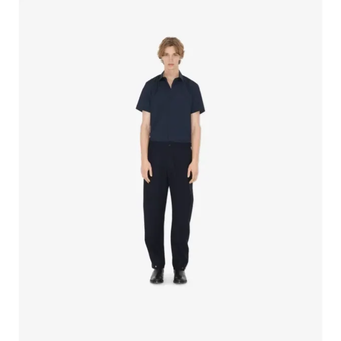 Slim Fit Stretch Cotton Shirt