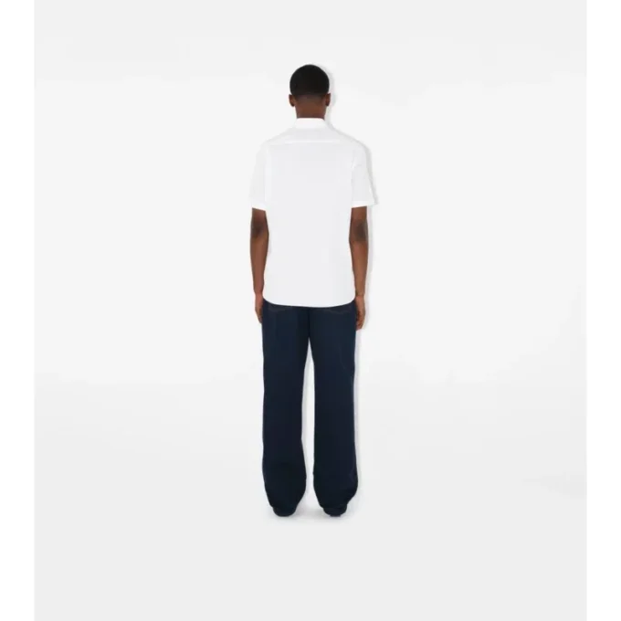 Slim Fit Stretch Cotton Shirt