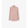 Slim Fit Striped Cotton Shirt