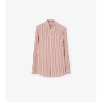 Slim Fit Striped Cotton Shirt