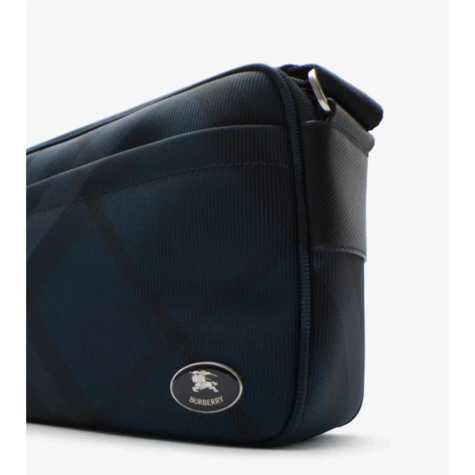 Slim Grid Crossbody Bag 