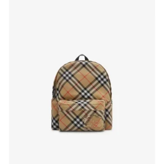 Small Check Backpack