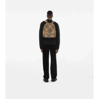 Small Check Backpack