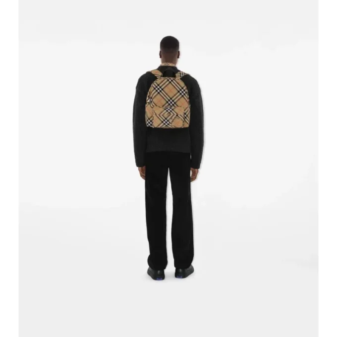 Small Check Backpack