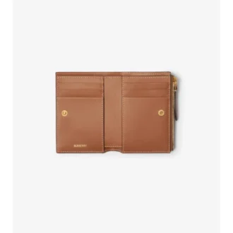 Small Check Bifold Wallet