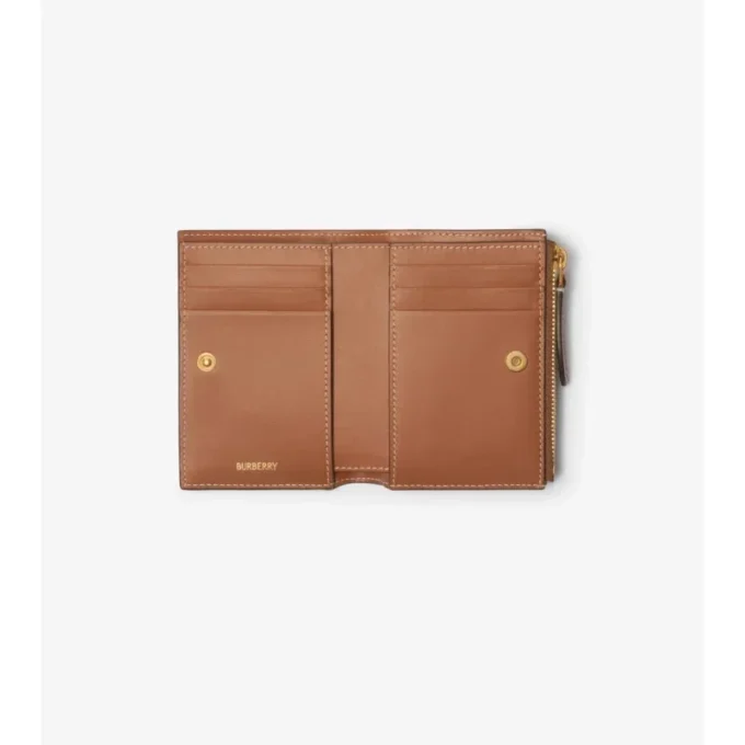 Small Check Bifold Wallet
