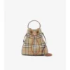 Small Check Bucket Bag