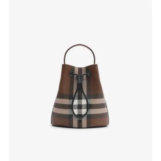 Small Check Bucket Bag