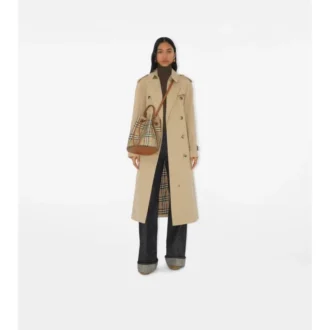 Small Check Bucket Bag