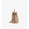 Small Check Bucket Bag