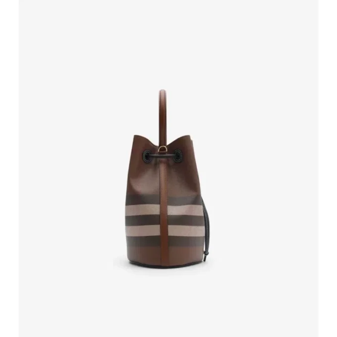 Small Check Bucket Bag