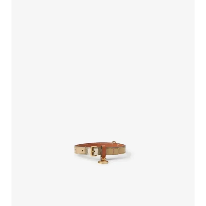 Small Check Dog Collar