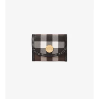 Small Check Folding Wallet
