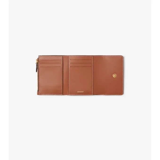 Small Check Folding Wallet