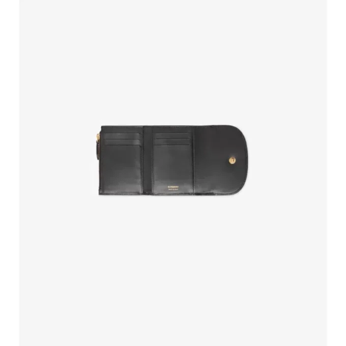 Small Check Folding Wallet