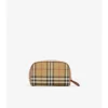 Small Check Travel Pouch