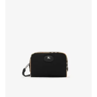 Small Check Trim Pouch
