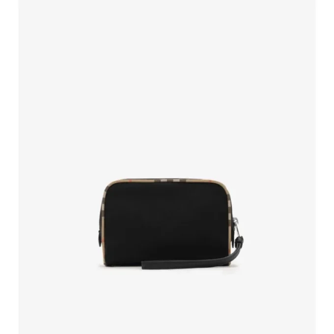 Small Check Trim Pouch
