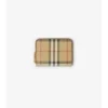 Small Check Zip Wallet
